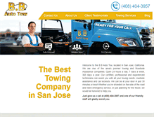 Tablet Screenshot of bbautotow.com